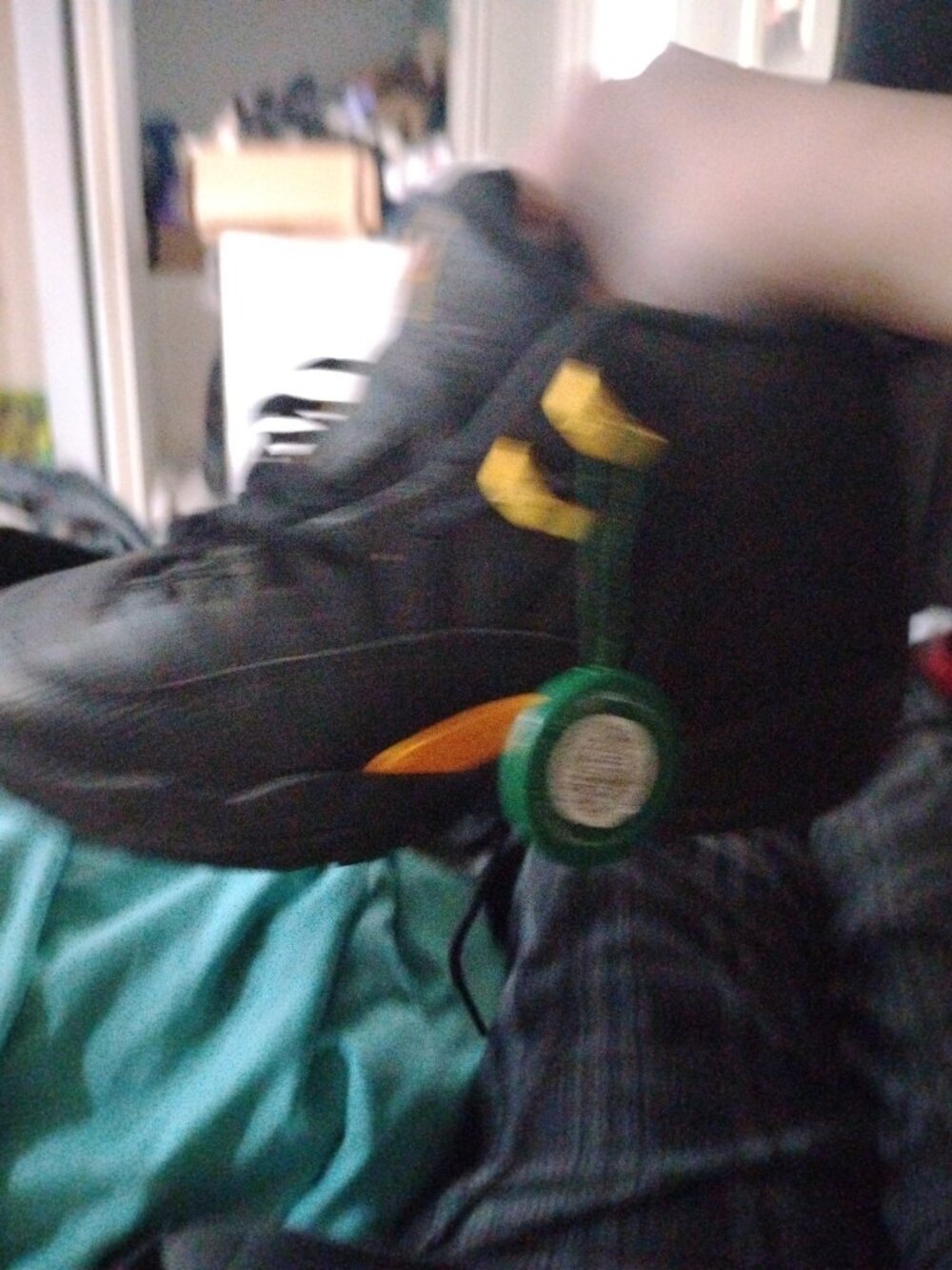 Jordan 12 black and yellow